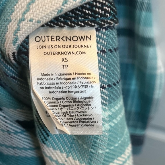 Outerknown Blanket Shirt Dress NWT Size XS - Picture 6 of 7